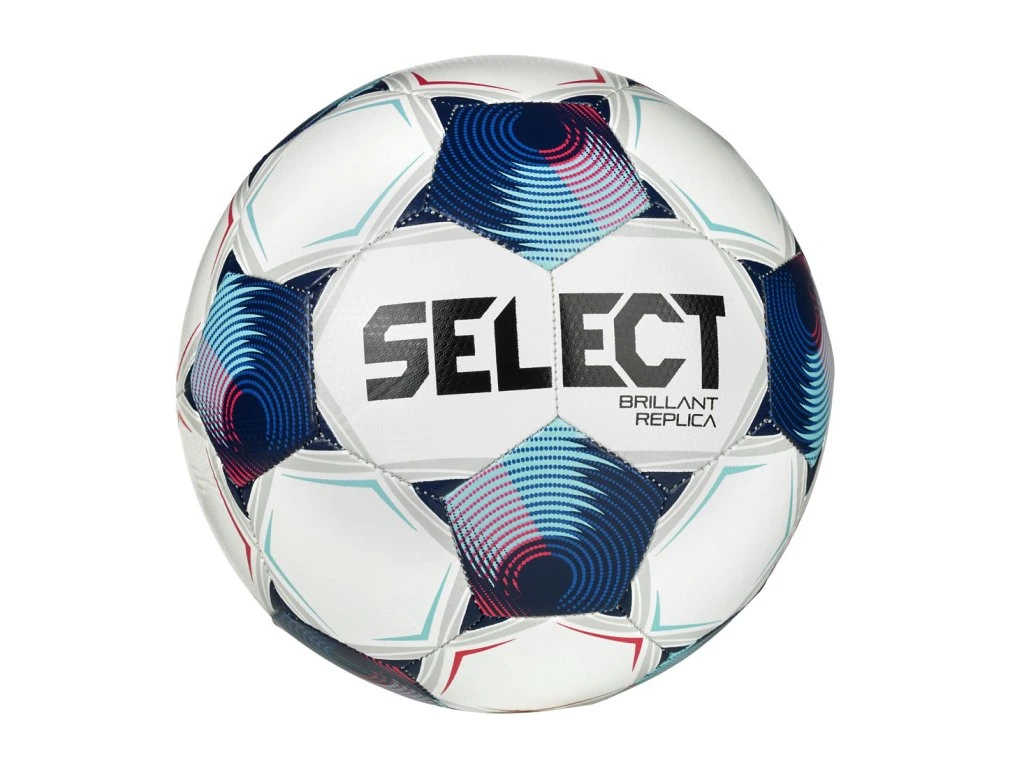 Fotbalový míč Select FB Brillant Replica - bílo/modrá vel. 5