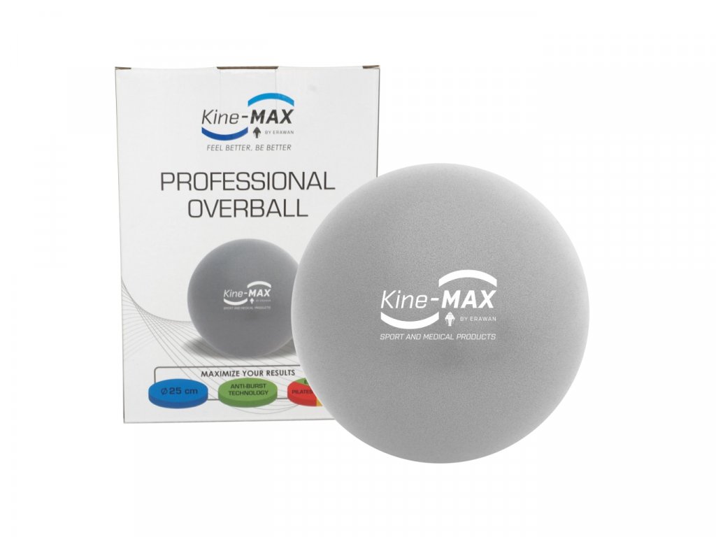 Overball KINE-MAX professional - stříbrný