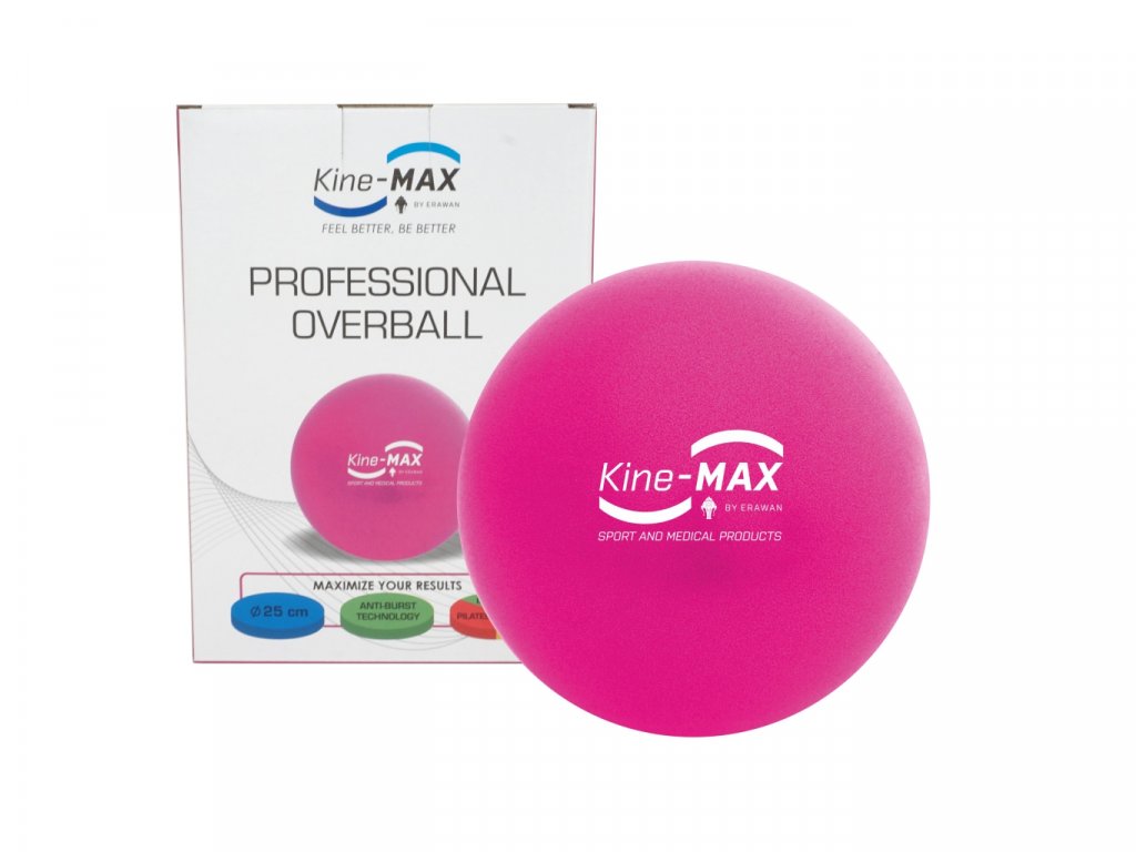 Overball KINE-MAX professional - růžový