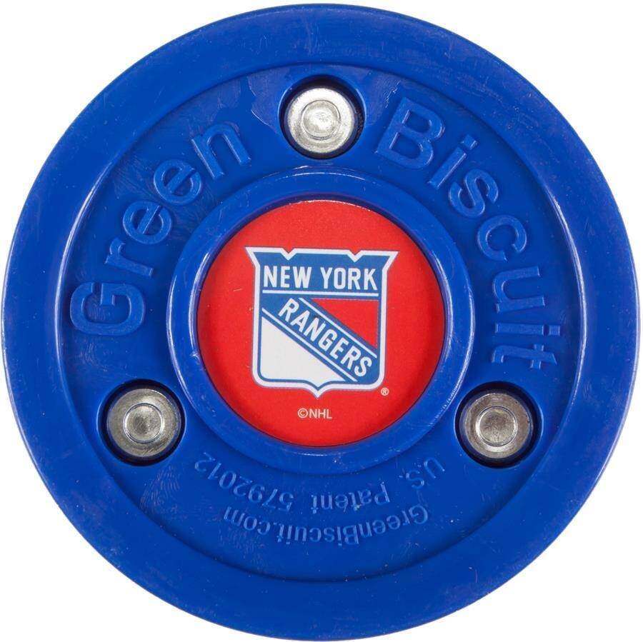 Treninkový puk Green Biscuit NHL - New York Rangers