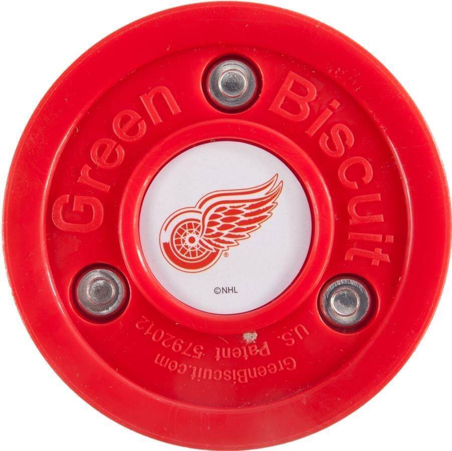 Treninkový puk Green Biscuit NHL - Detroit Red Wings
