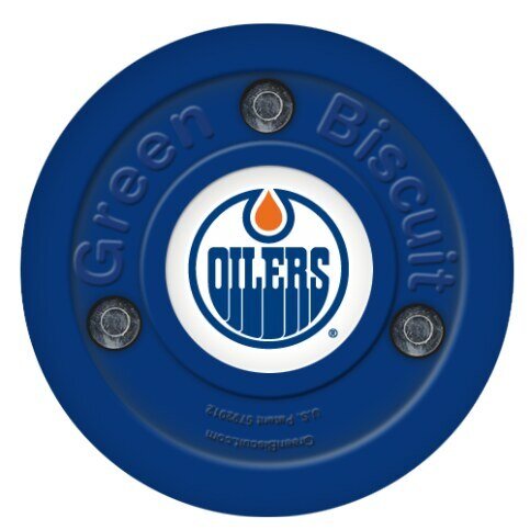 Treninkový puk Green Biscuit NHL - Edmonton Oilers