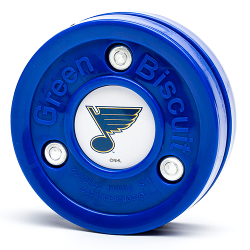 Treninkový puk Green Biscuit NHL - St Louis Blues