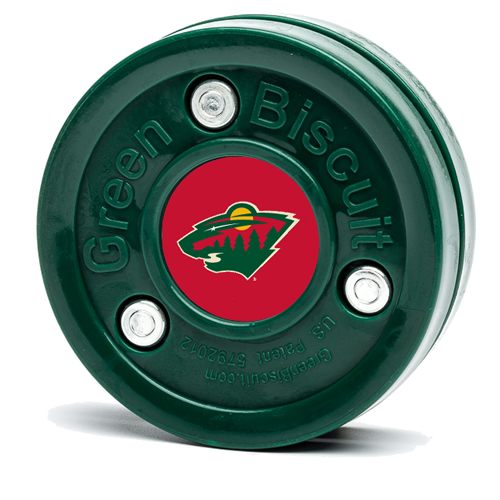 Treninkový puk Green Biscuit NHL - Minnesota Wild
