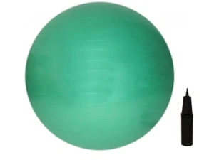Gymnastický míč Gymball ⌀ 75cm zelený+ hustilka ZDARMA