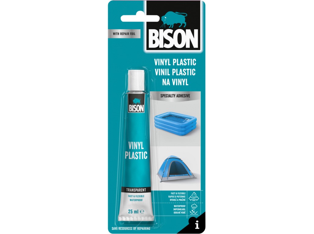 Lepidlo Bison Vinyl Plastic se záplatou