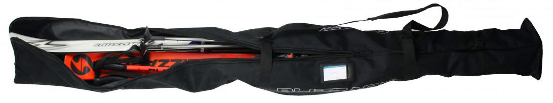 Blizzard SKI + XC bag for 2 páry, black/silver, 210 cm