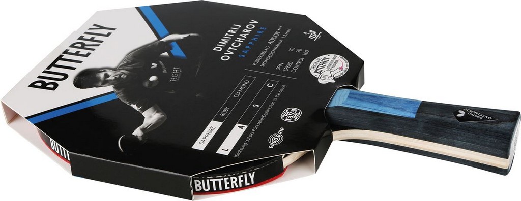 Pálka BUTTERFLY - Ovtcharov Sapphire