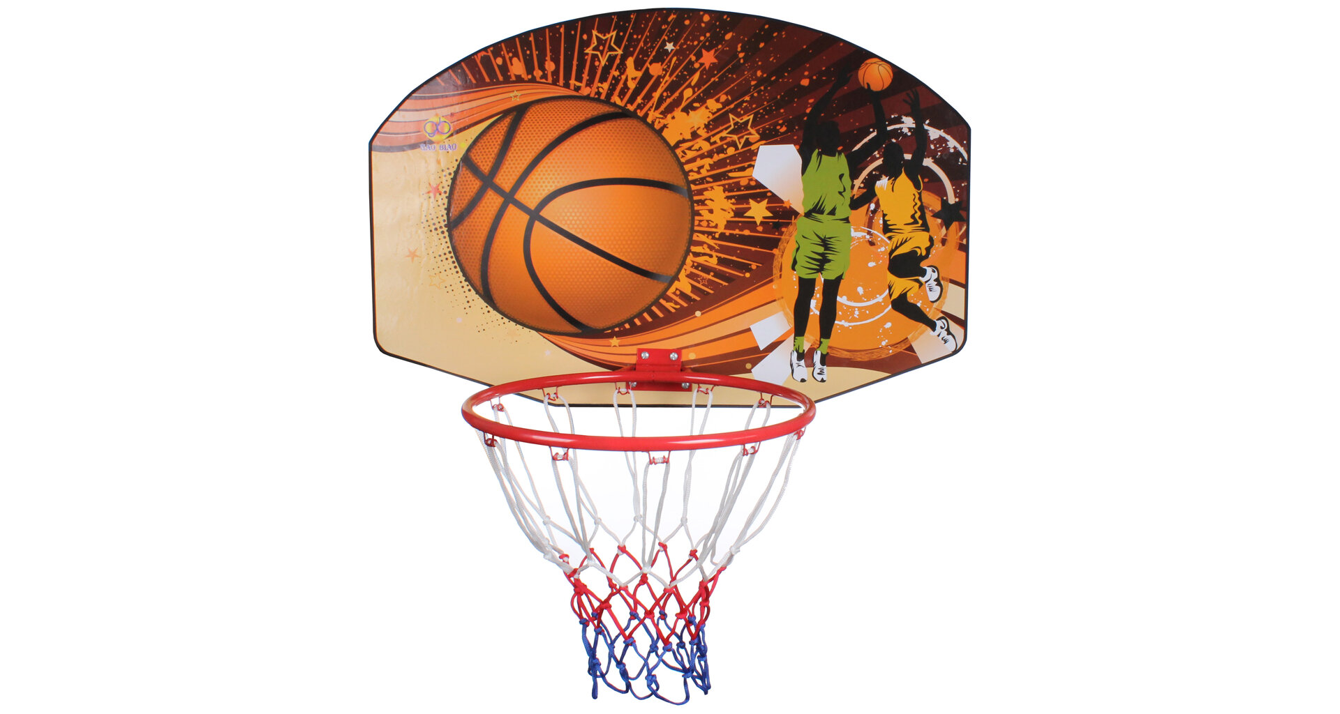 Basketbalový koš s dekou a síťkou - 90 x 60 cm
