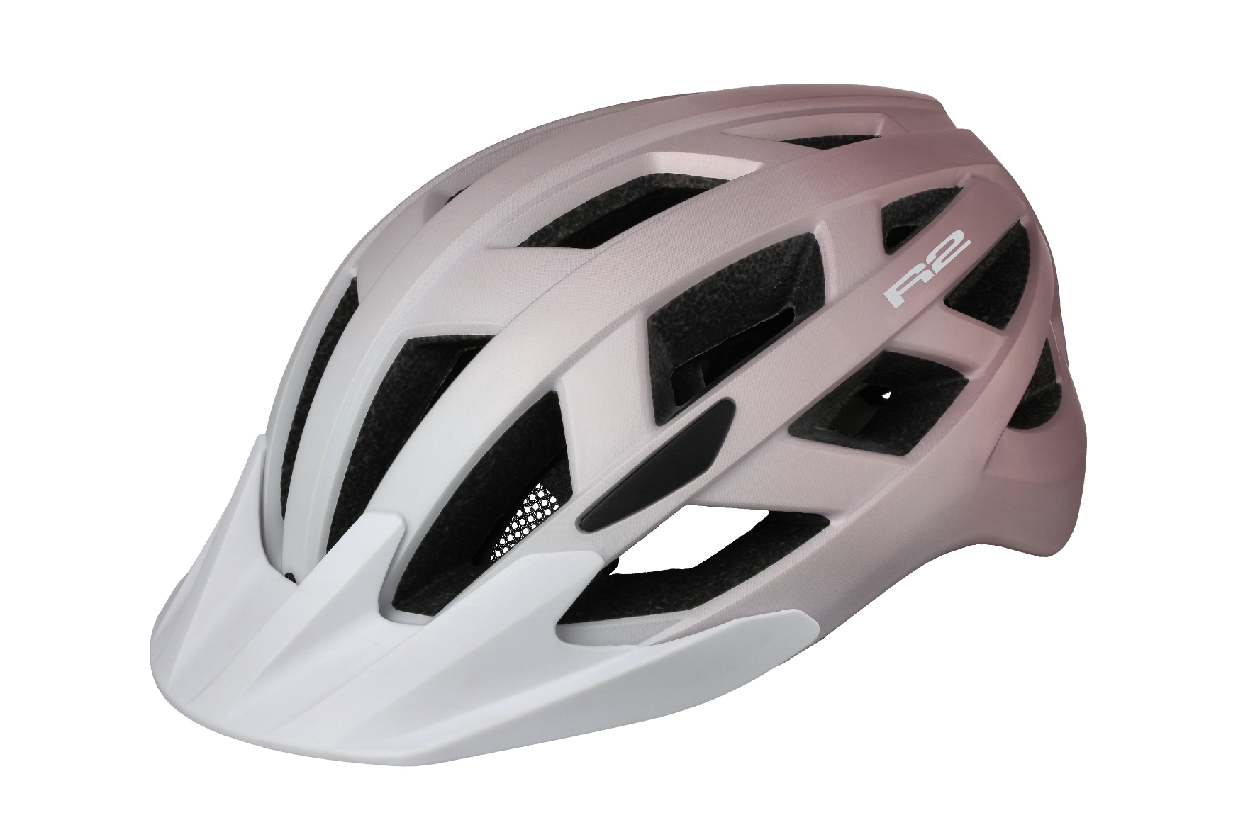 Cyklistická helma R2 LUMEN bílá/pudr. růžová - vel. M