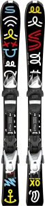 Dětské lyže Sporten XOXO + SLR 4.5 AC - 80 cm set 
