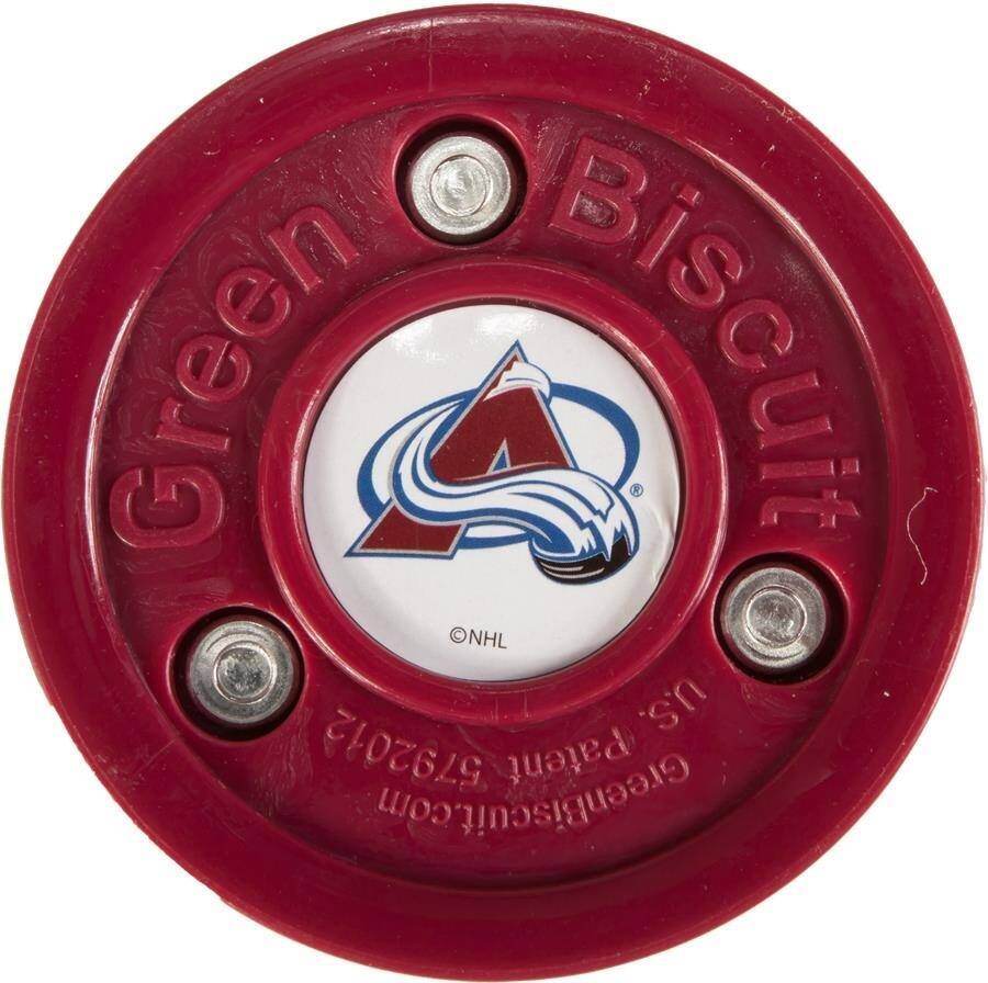 Treninkový puk Green Biscuit NHL - Colorado Avalanche