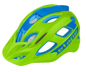 Juniorská cyklistická helma Etape Hero zelená/modrá mat. vel. 55-58 cm