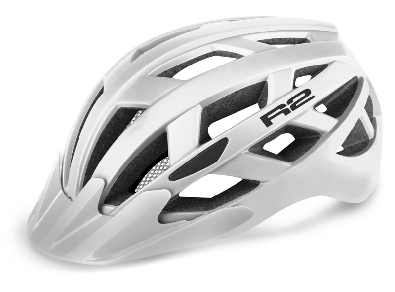 Cyklistická helma R2 LUMEN bílá mat. - vel. M