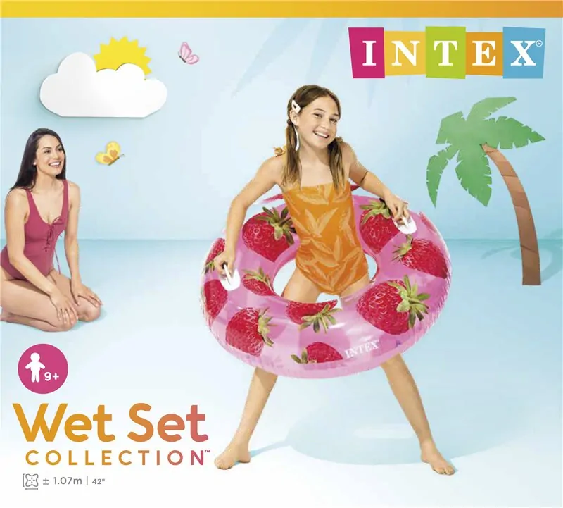 Intex nafukovací kruh TROPICAL FRUIT - ananas