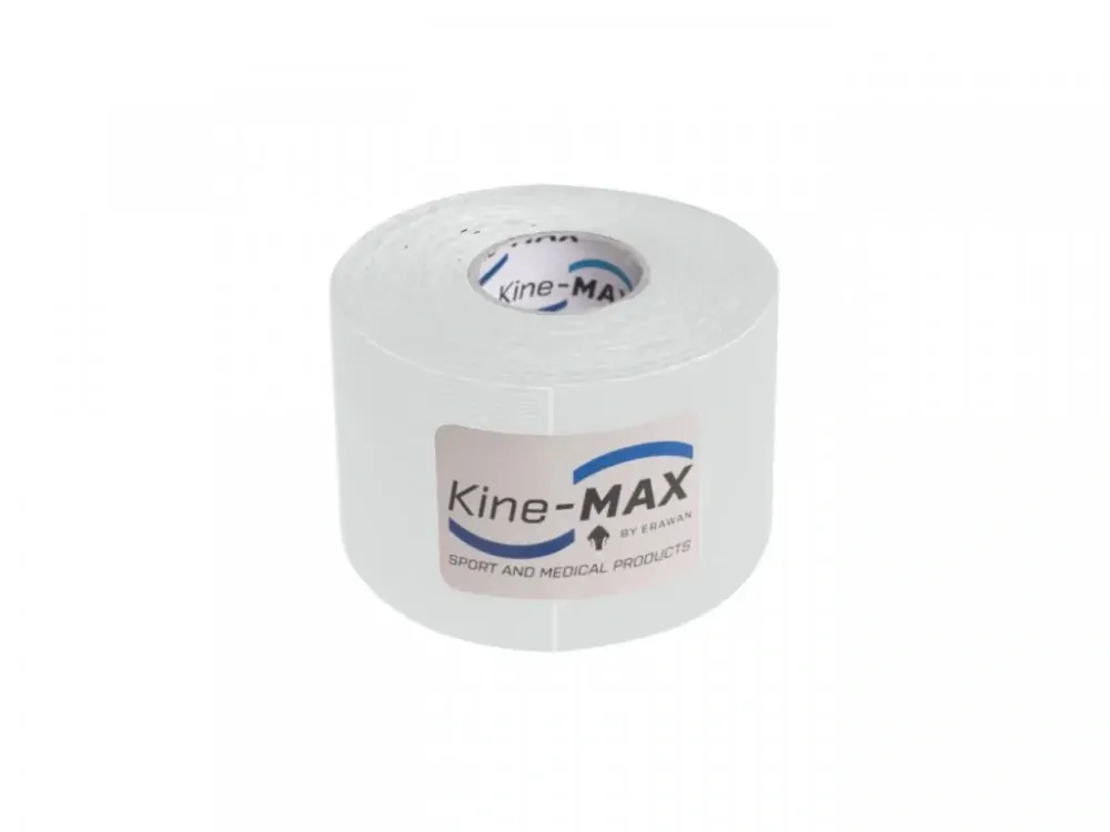 KINE-MAX TAPE SUPER-PRO RAYON - Kinesiologický tejp - bílá