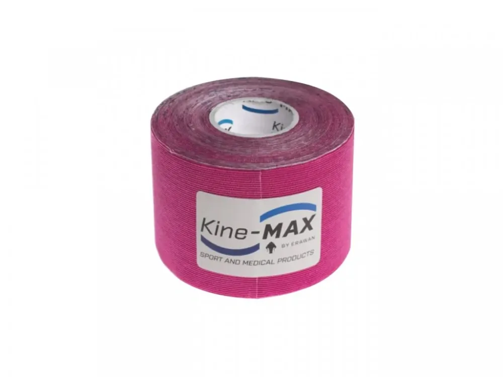 KINE-MAX TAPE SUPER-PRO RAYON - Kinesiologický tejp - růžový