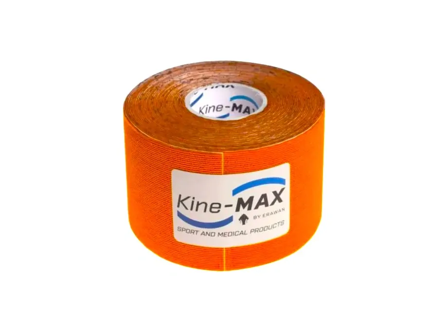 KINE-MAX TAPE SUPER-PRO RAYON - Kinesiologický tejp - oranžový