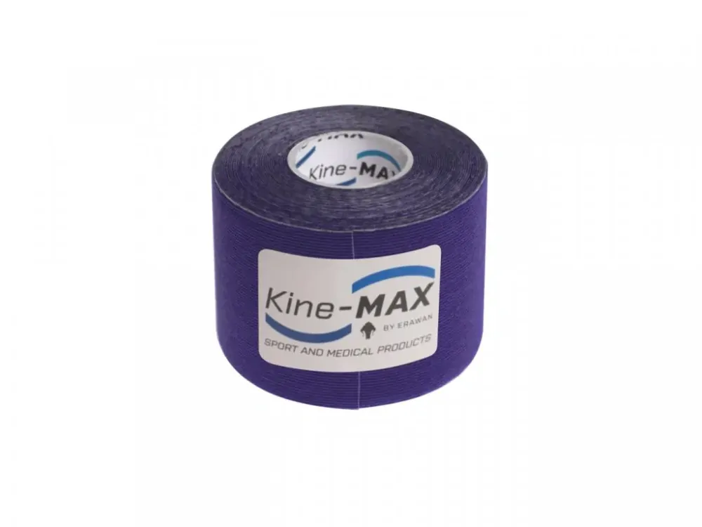 KINE-MAX TAPE SUPER-PRO RAYON - Kinesiologický tejp - fialový