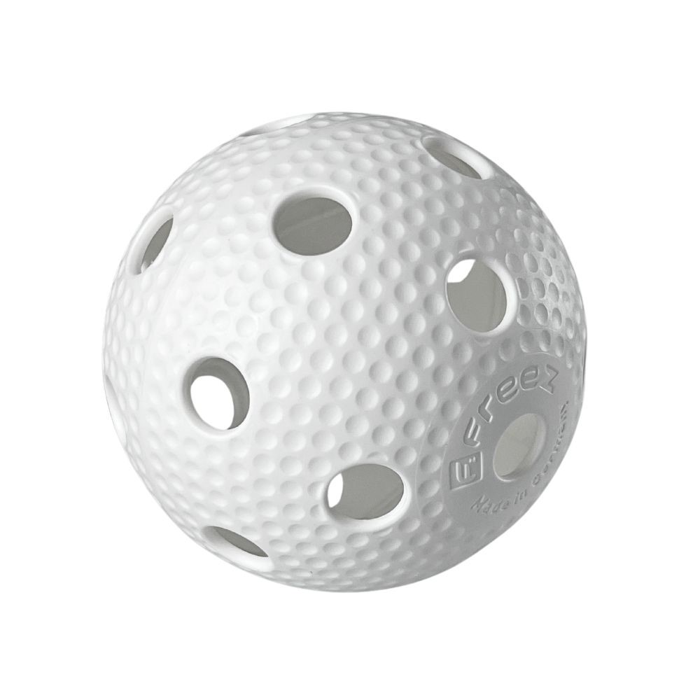 Florbalový míček Freez Prime Ball OFFICIAL II - bílý