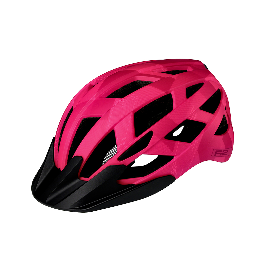 Cyklistická helma R2 LUMEN Jr. - růžová vel. S