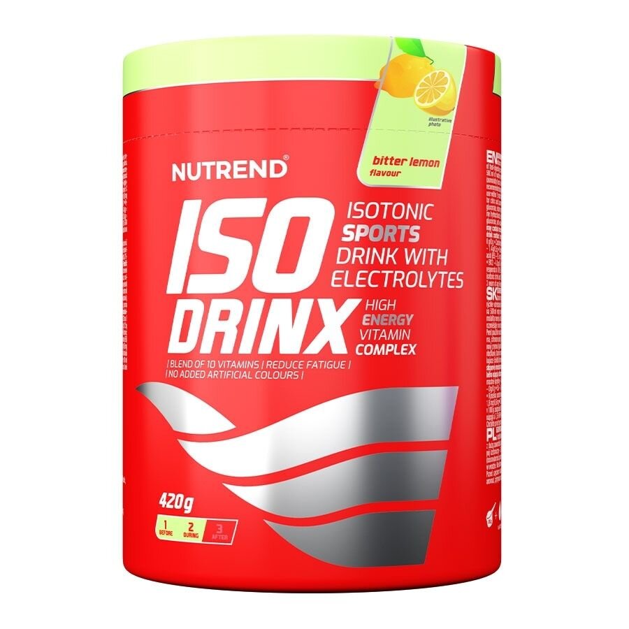 Nutrend Isodrinx bitter lemon - 420 g