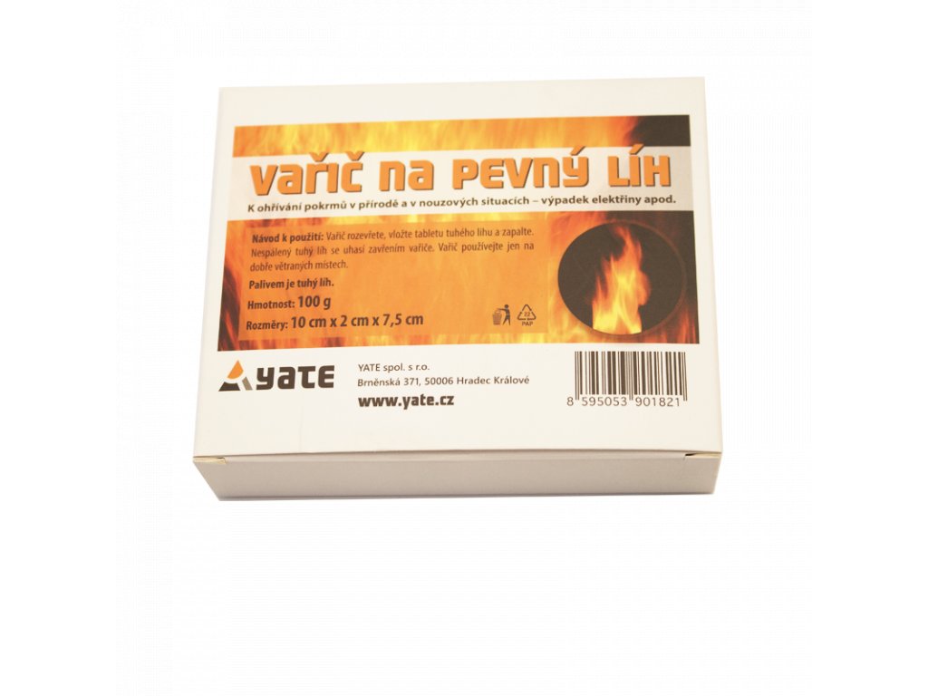 YATE Vařič na tuhý líh