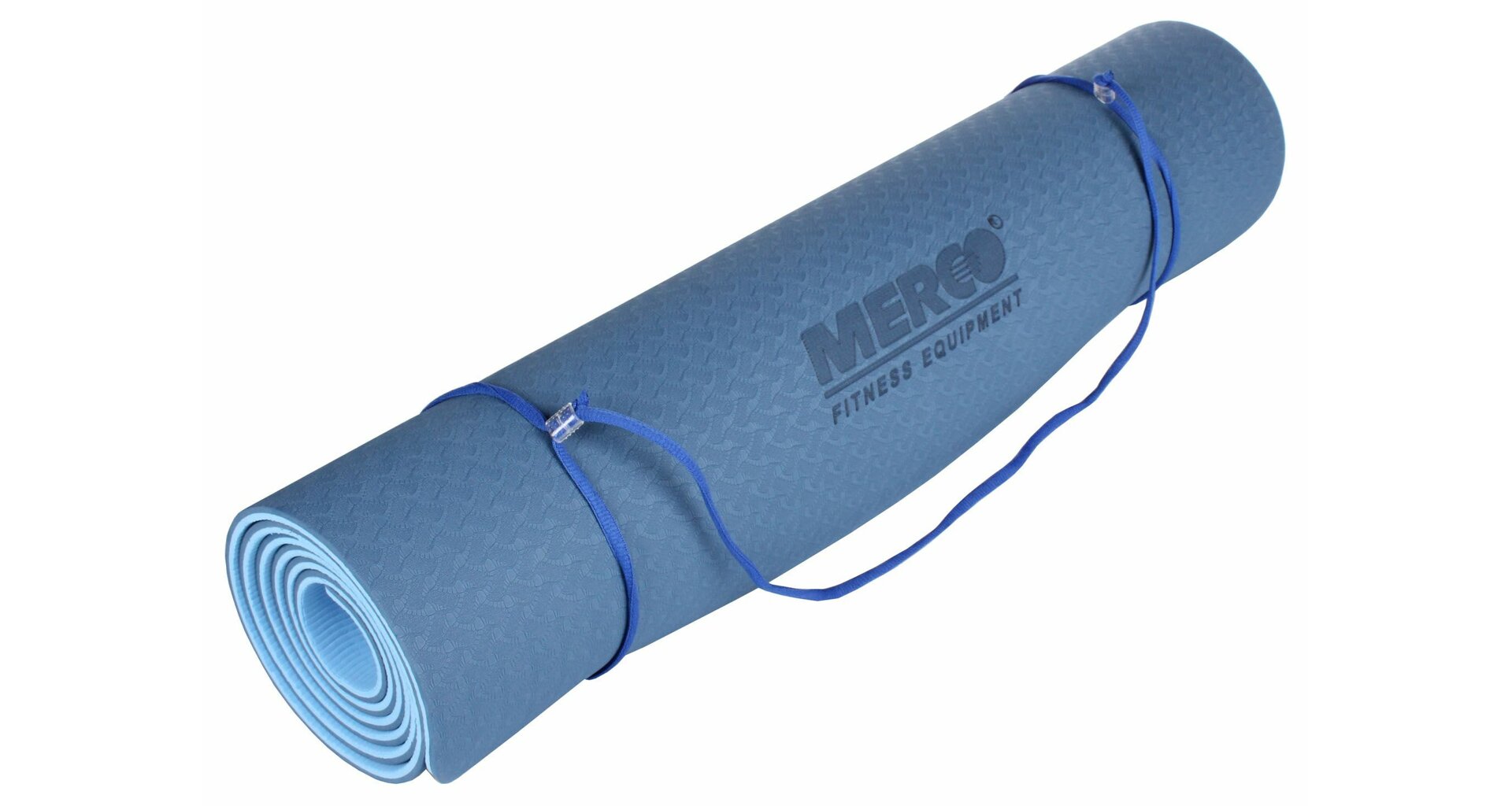 Karimatka Merco TPE Yoga 6 - tm. modrá/sv. modrá