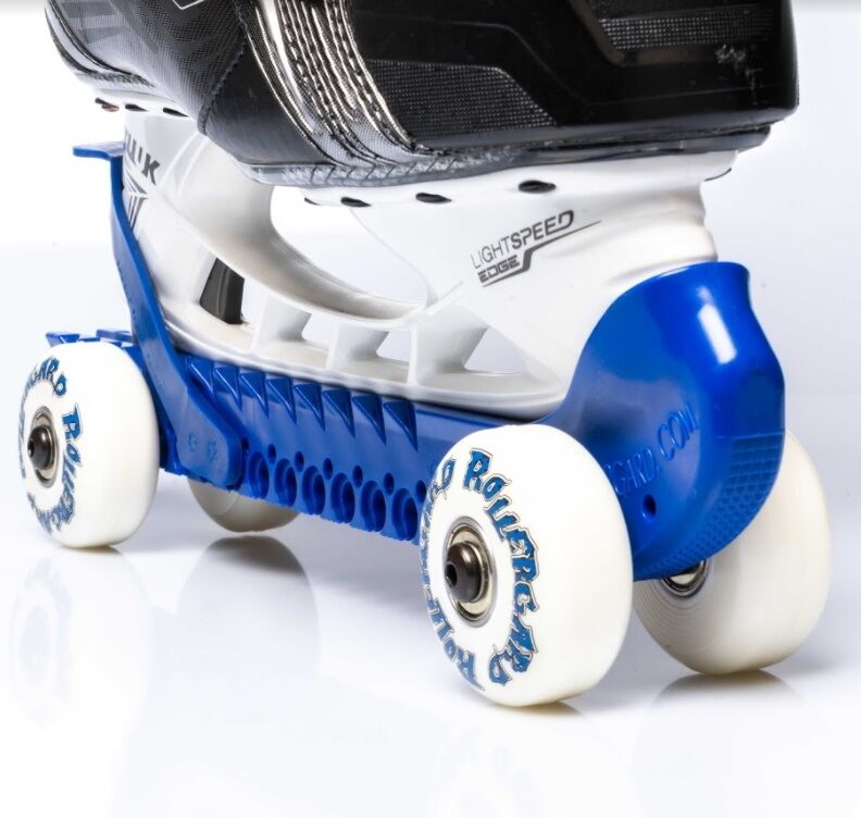 Chrániče nožů Rollergard s kolečky - modrá