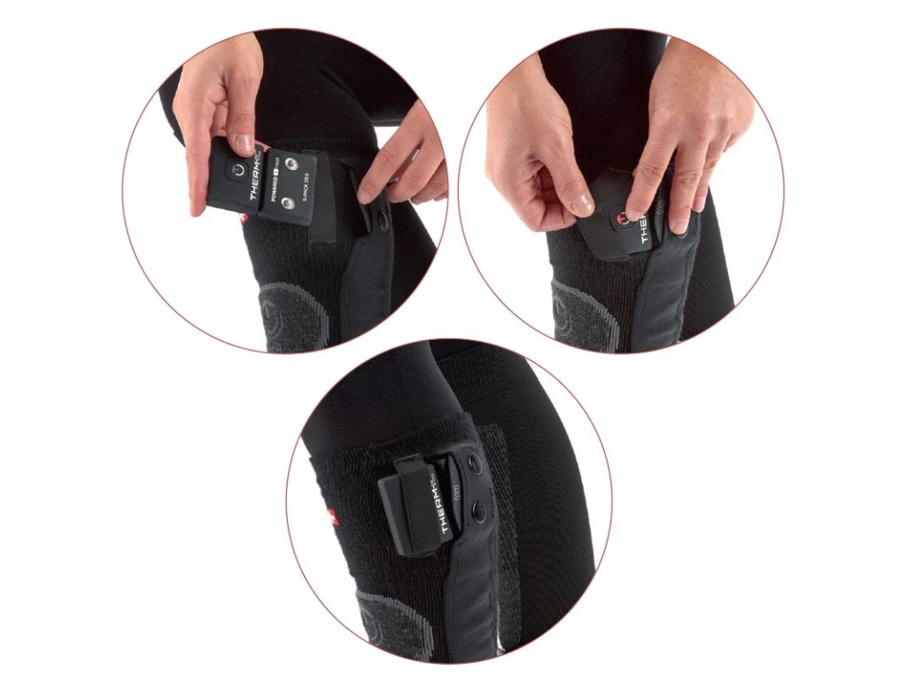 Vyhřívané ponožky THERM-IC FUSION UNI + Thermic baterie S-Pack 700 BT vel. 39 - 41